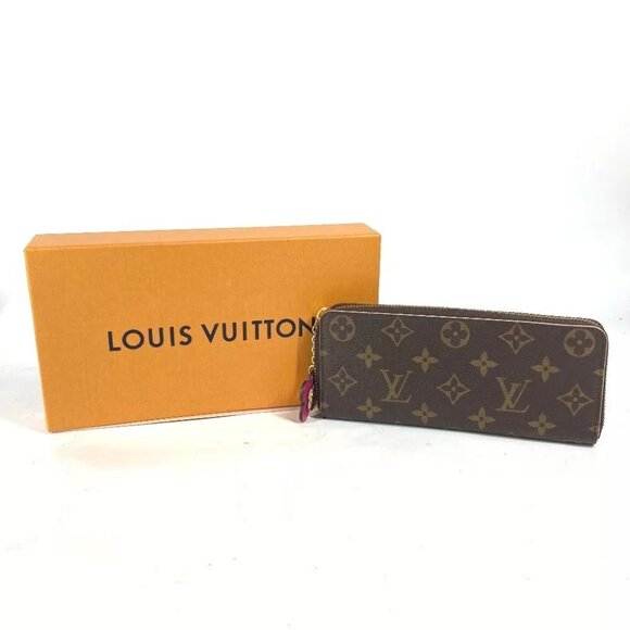 LOUIS VUITTON M64201 Monogram flower Portefeuille Clemence Zippy Wallet - Picture 2 of 16